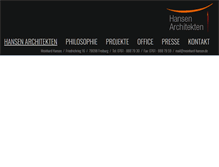 Tablet Screenshot of meinhard-hansen.de